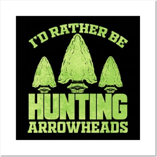 Arrowhead Tip Hunting School Arrowhead Collector Posters and Art